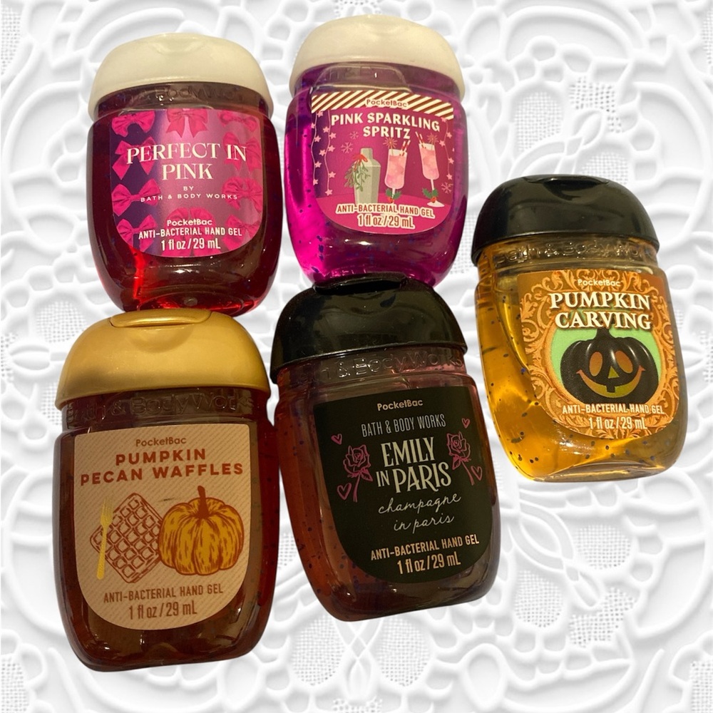 Bath & Body Works Hand Gel Collection - Pink, Gold, Brown
